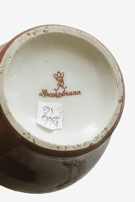 Wazonik porcelanowy z Porzellanfabrik Spechtsbrunn G. Rossba