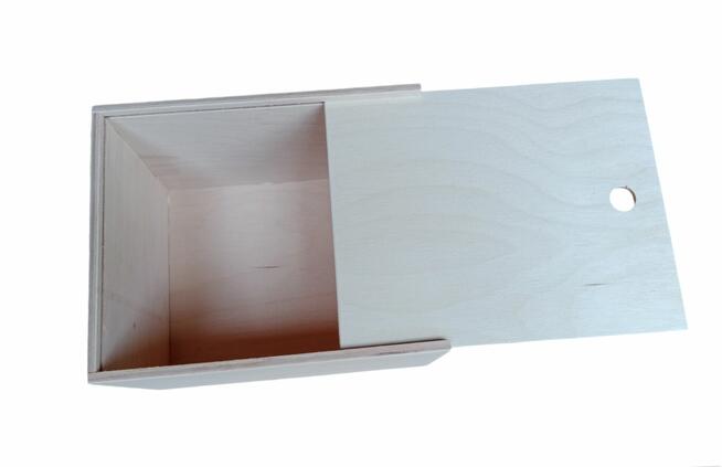 Skrzynka pudełko rozsuwane drewniane