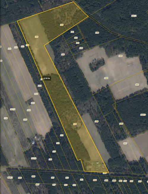 Gospodarstwo - działka 9,44 ha - okolice Augustowa