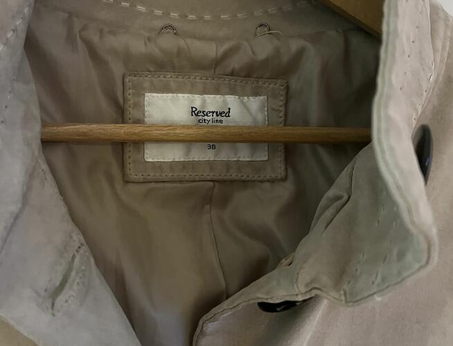 Płaszcz zamszowy Reserved rozm. M