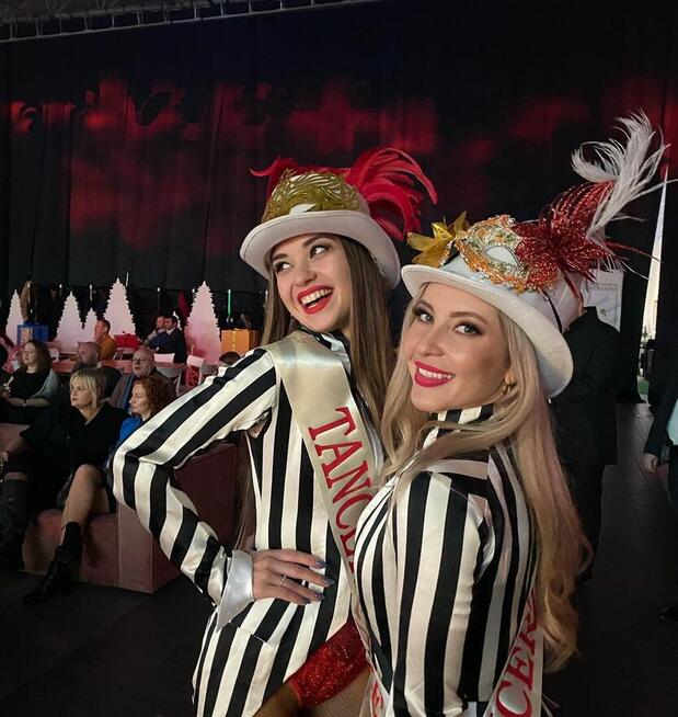 samba brazylijska, salsa, - cancan itp - pokaz tańca