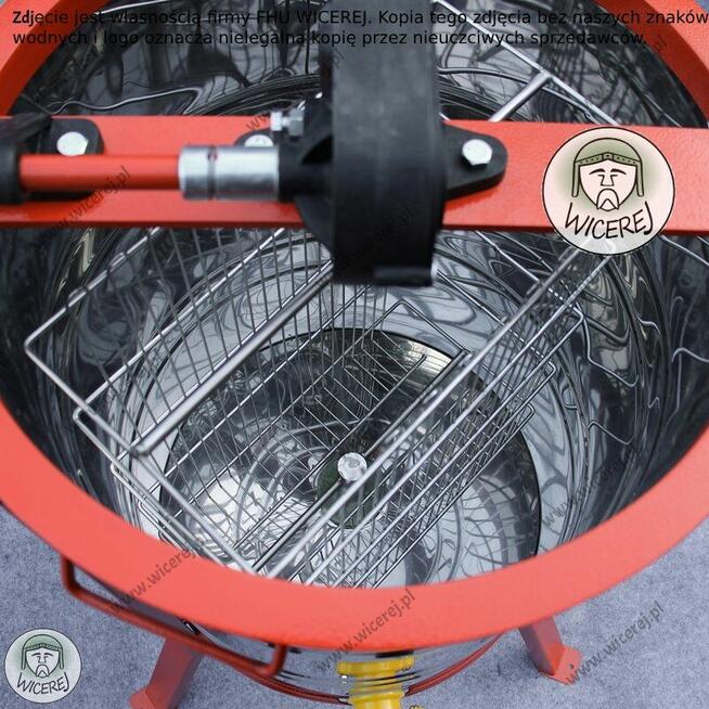 Miodarka 2 ramkowa ręczna Uniwersalna 2 plastrowa Wirówka Mi