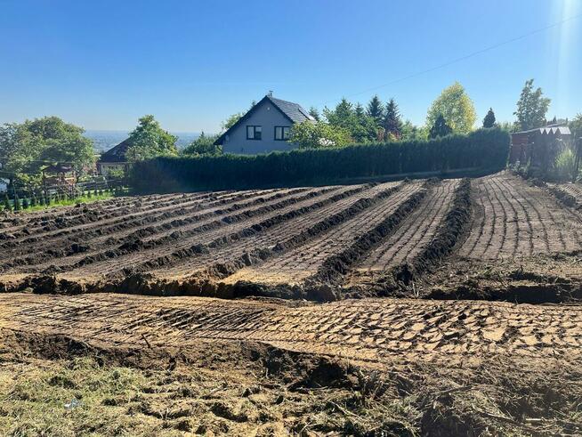 Mulczowanie w Myślenicach. Tel. 575-747-470 mulczer działek