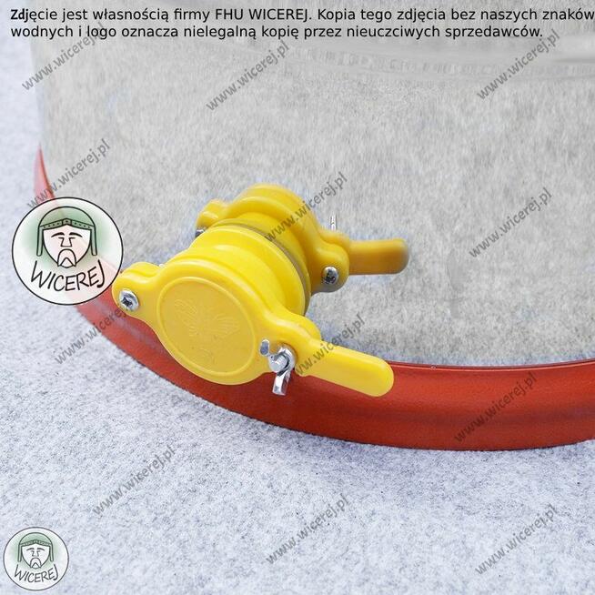 Miodarka 2 ramkowa ręczna Uniwersalna 2 plastrowa Wirówka Mi