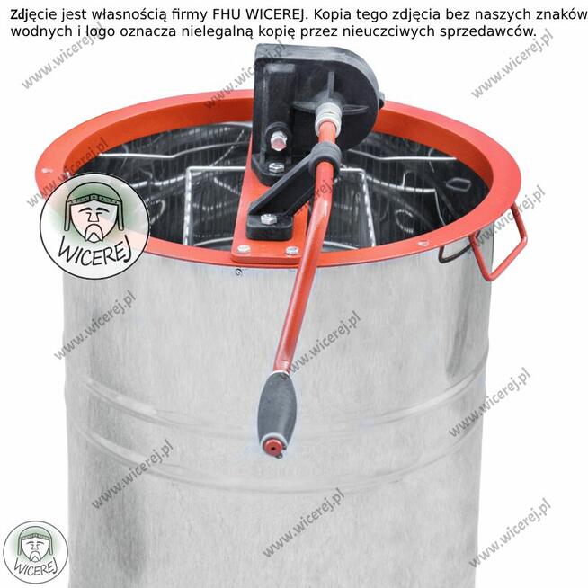 Miodarka 2 ramkowa ręczna Uniwersalna 2 plastrowa Wirówka Mi