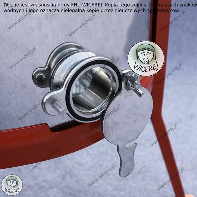 Miodarka 2 ramkowa ręczna Cała Nierdzewna Uniwersalna Miodzi