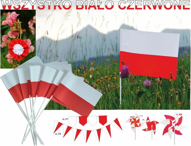 chorągiewki #flagi #POLSKI