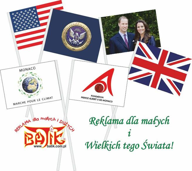 chorągiewki #flagi #POLSKI