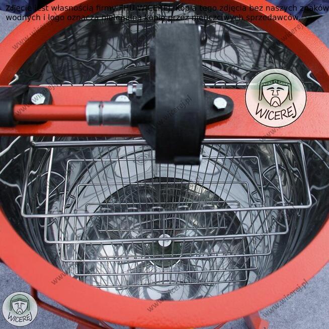 Miodarka 2 ramkowa ręczna Cała Nierdzewna Uniwersalna Miodzi