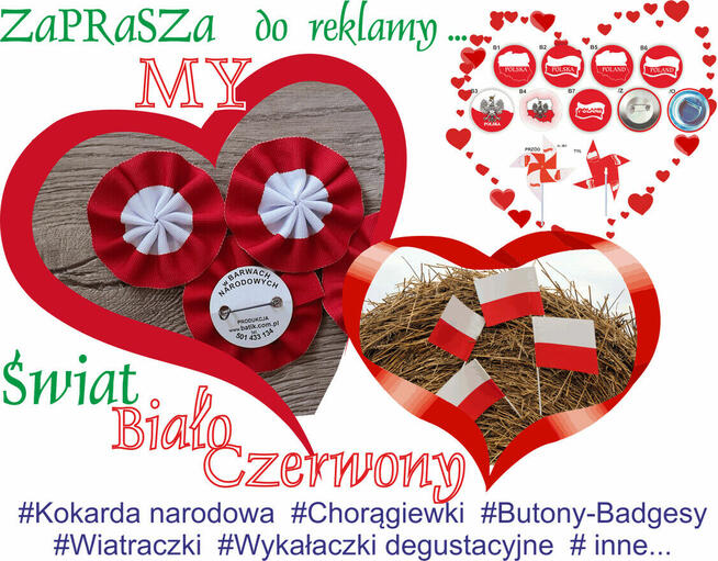 chorągiewki #flagi #POLSKI