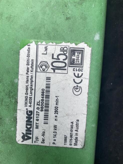 Kosiarka traktorek VIKING T6 6127.0 ZL od nowości 9 mh !