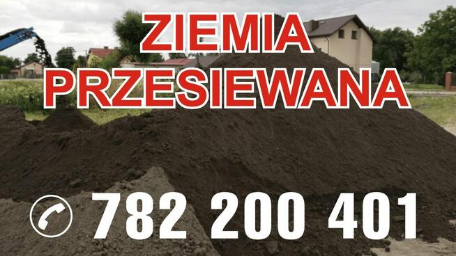 Ziemia ogrodowa czarnoziem humus Przesiewana