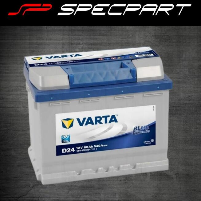Akumulator VARTA Blue Dynamic D24 60Ah 540A ŁÓDŹ GÓRNA