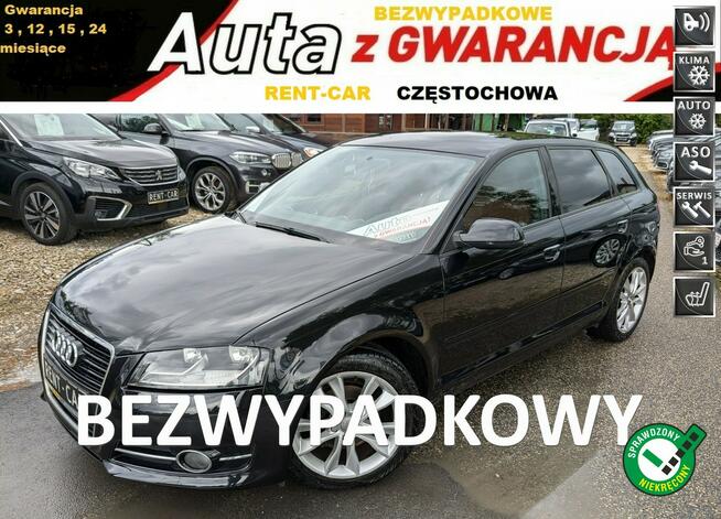 Audi A3 1.4TFSi SportBack OPŁACONY Bezwypadkowy Skóry Klima Serwis GWARANCJA24