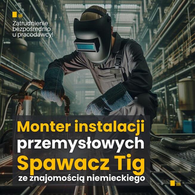 Monter instalacji przemysłowych z niemieckim