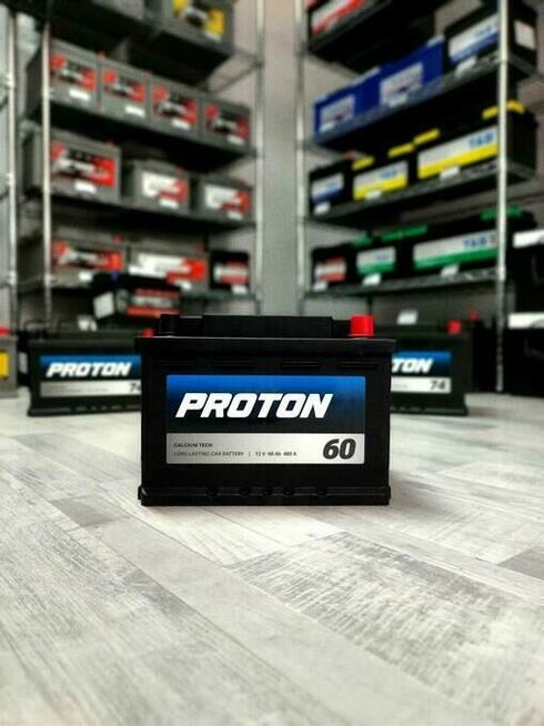 Akumulator PROTON 60Ah 480A EN DOWÓZ TRÓJMIASTO 696737599