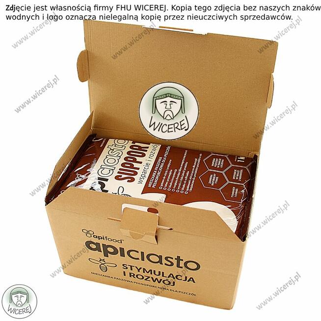 Ciasto Dla Pszczół Apifood na Warrozę Support Apiciasto 1KG