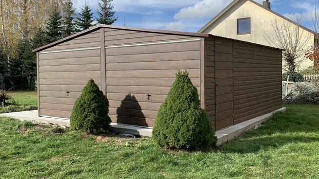 Garaż blaszany 6x5 6x5.80 6x6 blaszak z profila ocynkowanego