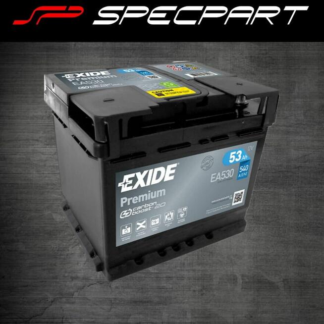 Akumulator Exide Premium 53Ah 540A ŁÓDŹ