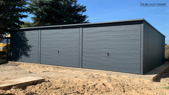 garaż blaszany 9x6 9x5 na wymiar profil ocynkowany