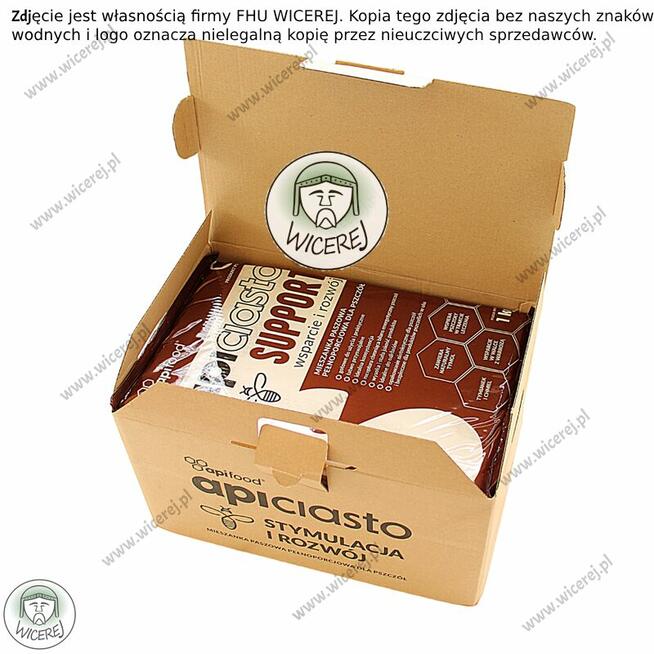 Ciasto Dla Pszczół Apifood na Warrozę Support Apiciasto 1KG