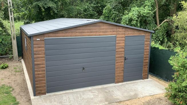 Garaż blaszany 6x5 6x5.80 6x6 blaszak z profila ocynkowanego