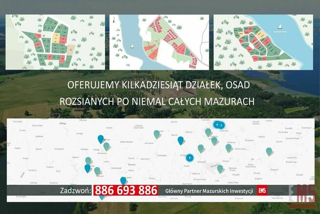 Działka inwestycyjna Ostróda Wałdowo