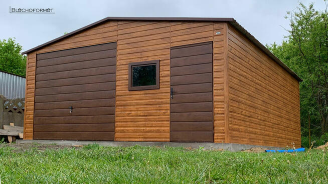 Garaż blaszany 6x5 6x5.80 6x6 blaszak z profila ocynkowanego