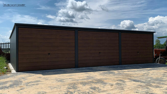 garaż blaszany 9x6 9x5 na wymiar profil ocynkowany