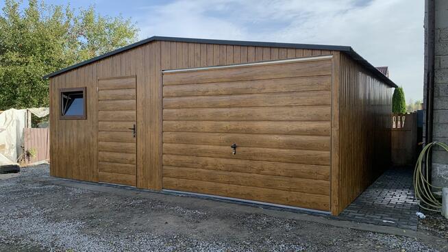 Garaż blaszany 6x5 6x5.80 6x6 blaszak z profila ocynkowanego