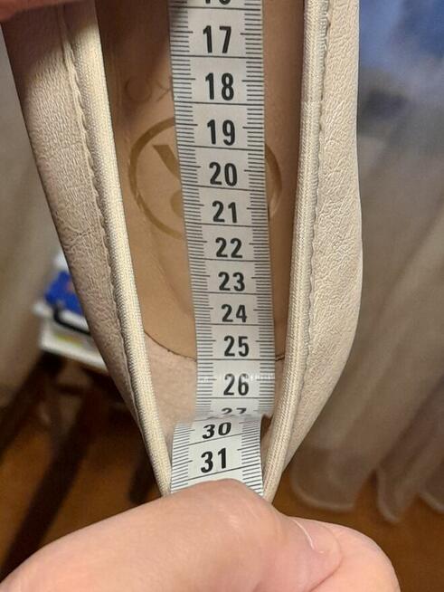 Baleriny beżowe Ryłko