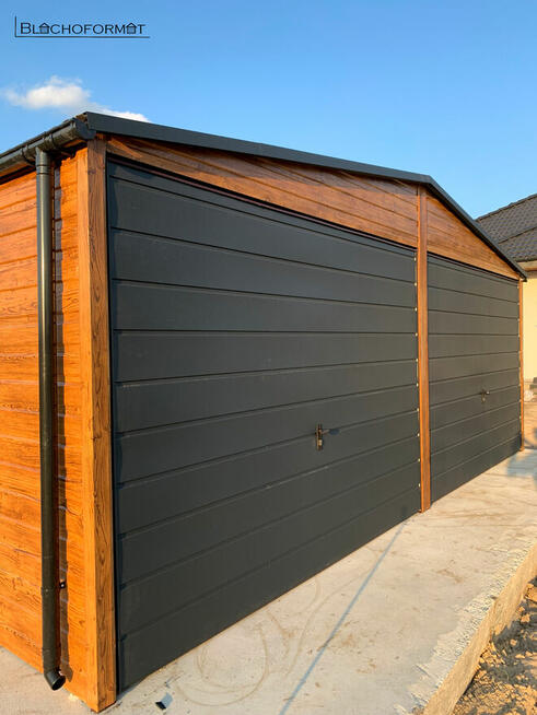 Garaż blaszany 6x5 6x5.80 6x6 blaszak z profila ocynkowanego