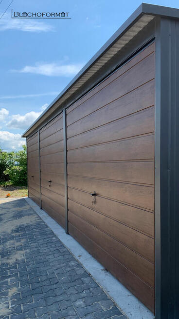 garaż blaszany 9x6 9x5 na wymiar profil ocynkowany