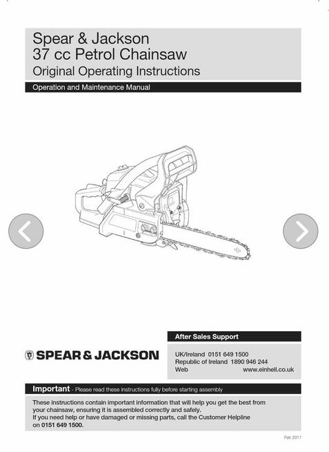 Spears jackson piła części