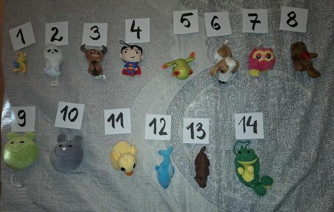 Misie, zwierzątka, postacie z bajek i filmów