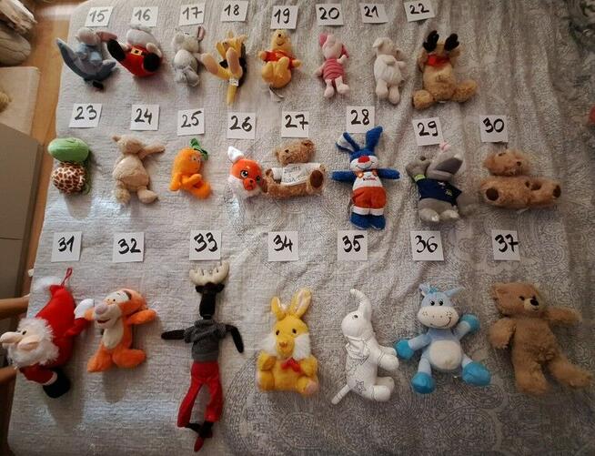 Misie, zwierzątka, postacie z bajek i filmów