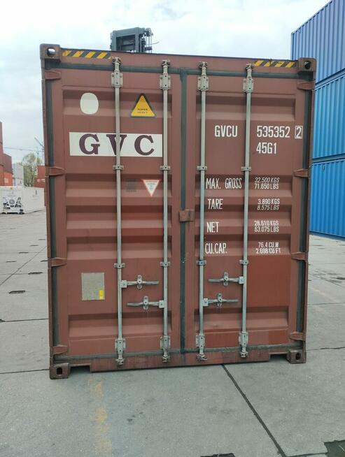 Używany kontener morski, szczelny, sprawny, 40 High Cube, CW