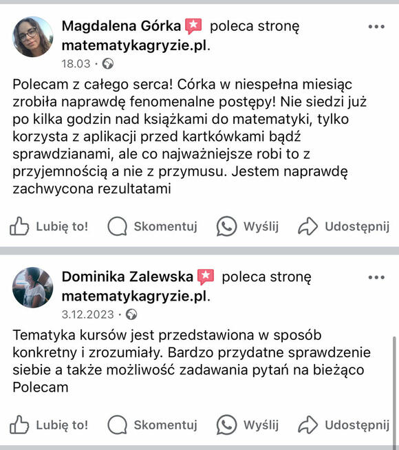 Korepetycje z matematyki Kraków