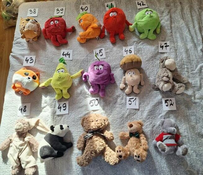 Misie, zwierzątka, postacie z bajek i filmów