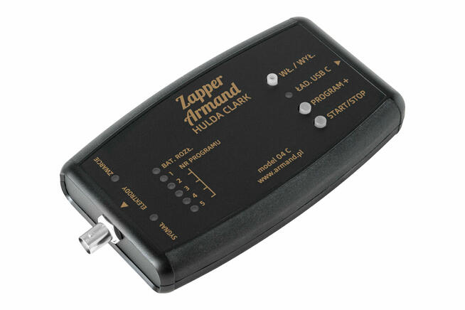 Zapper Armand Hulda Clark 04 C na pasożyty, wirusy, bakterie