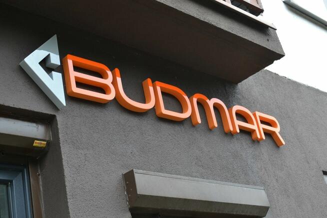 Napis 3D, logo, litery, szyld, banner, świecący - styrodur,