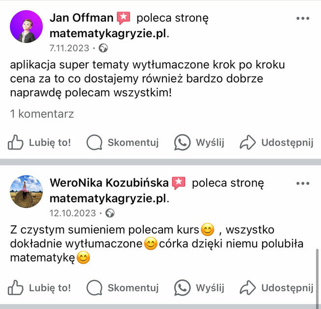 Korepetycje z matematyki Kraków