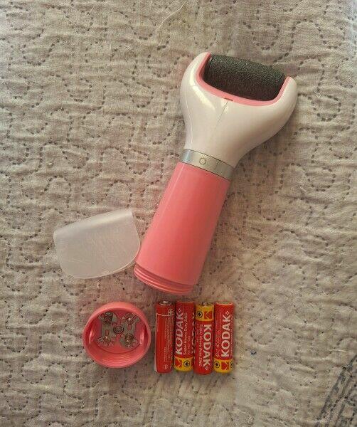 Elektryczna tarka do stóp+nowe wkłady i nowe baterie s.BDB