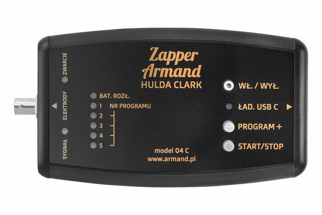 Zapper Armand Hulda Clark 04 C na pasożyty, wirusy, bakterie