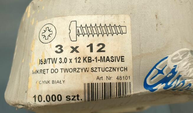 Wkręty do tworzyw sztucznych i drewna