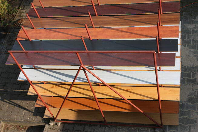 Sprzedam używany, spawany regał magazynowy