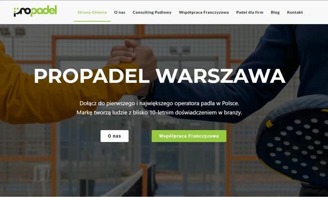 Strona internetowa dla frim