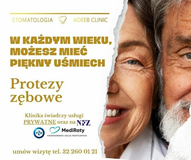 Bezpłatne usuwanie zębów i protezy w Dąbrowie Górniczej