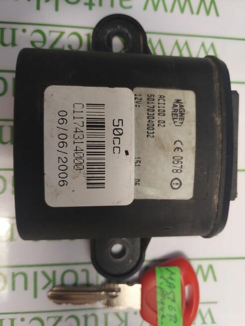 Nowe transpondery czipy do skuterów.