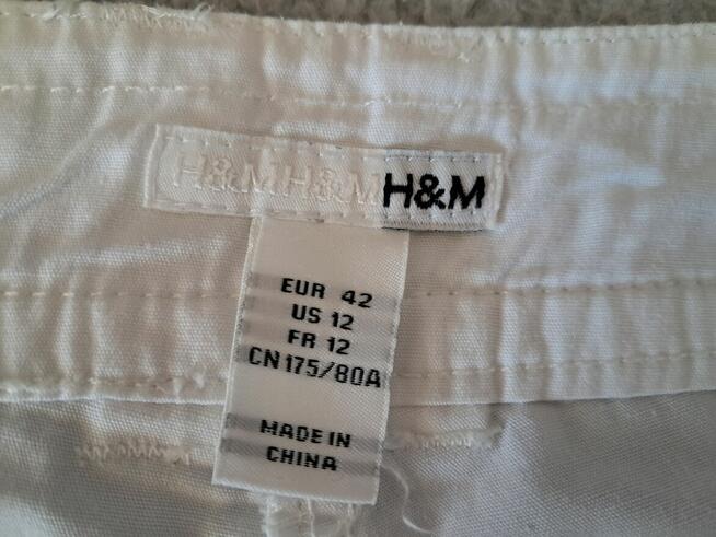 Spodenki damskie krótkie „H&M”, białe, do sprzedania